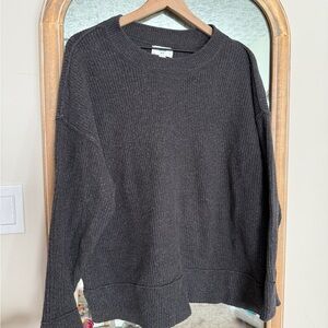Aerie Charcoal Knit Sweater